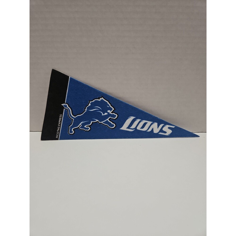Detroit Lions NFL mini felt flag